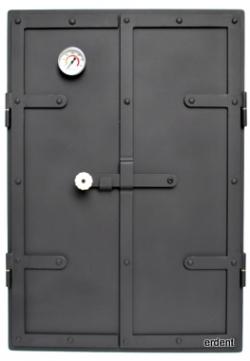 Porte de fumoir BGSZ-2T noir pour la description en d�tail, cliquez ici!