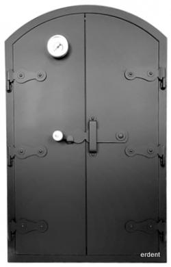 Porte de fumoir KL50-80IT noir pour la description en d�tail, cliquez ici!