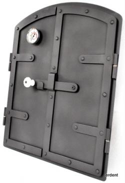 Porte de fumoir BGI50-60T noir pour la description en d�tail, cliquez ici!