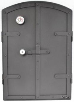 Porte de fumoir BGISZ-2T noir pour la description en d�tail, cliquez ici!